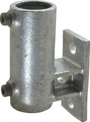 Kee - 1" Pipe, Malleable Iron Rail Base Pipe Rail Fitting - Galvanized Finish - Caliber Tooling