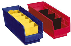 Akro-Mils - 23-5/8" Deep, Red Hopper Shelf Bin - 4" High x 4-1/8" Wide x 23-5/8" Long - Caliber Tooling