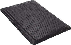 Wearwell - 3' Long x 2' Wide, Dry Environment, Anti-Fatigue Matting - Black, Vinyl with Nitrile Blend Base, Beveled on 4 Sides - Caliber Tooling