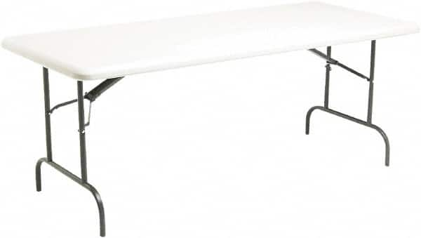 ICEBERG - 30" Long x 72" Wide x 29" High, Folding Table - Platinum - Caliber Tooling