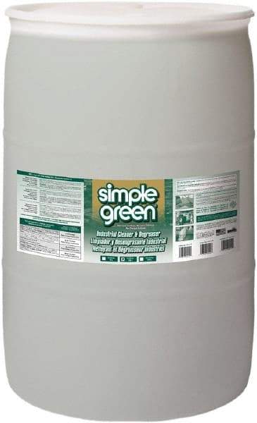 Simple Green - 55 Gal Drum Cleaner/Degreaser - Liquid, Biodegradable, Concentrated, Unscented - Caliber Tooling