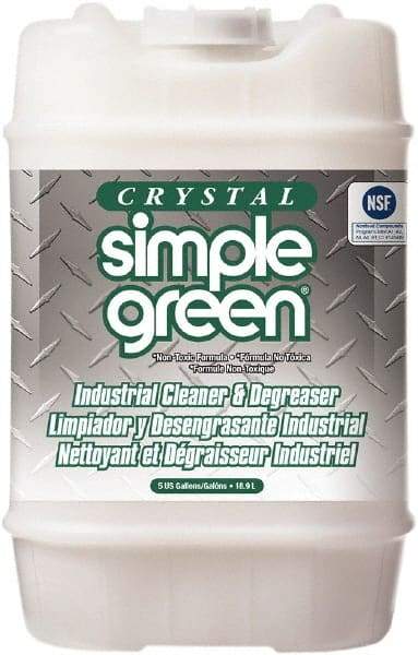 Simple Green - 5 Gal Bucket Cleaner/Degreaser - Liquid, Biodegradable, Concentrated, Unscented - Caliber Tooling