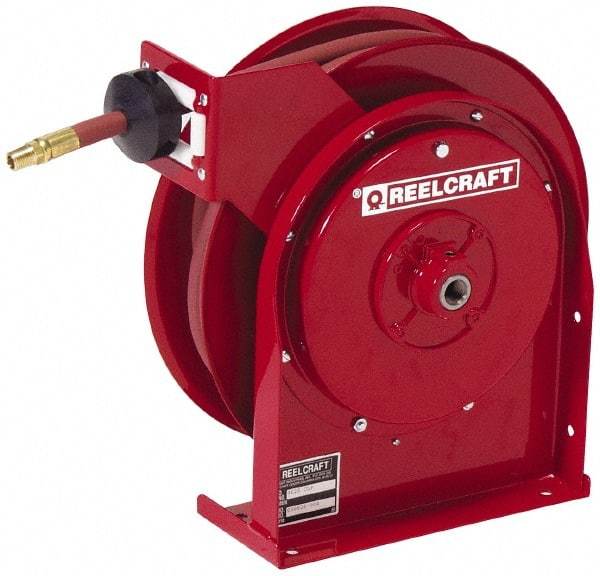 Reelcraft - 25' Spring Retractable Hose Reel - 300 psi, Hose Included - Caliber Tooling