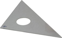 Alvin - 8 Inch Long, Styrene Plastic Triangles - Caliber Tooling