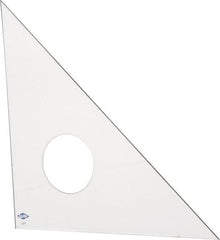 Alvin - 10 Inch Long, Styrene Plastic Triangles - Caliber Tooling