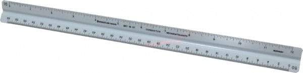 Staedtler - 12 Inch Long, Plastic Triangular Scales - Caliber Tooling