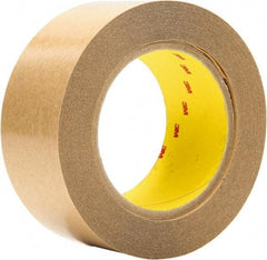 3M - 2" x 36 Yd Acrylic Adhesive Double Sided Tape - 4 mil Thick, Clear, Polyester Film Liner - Caliber Tooling