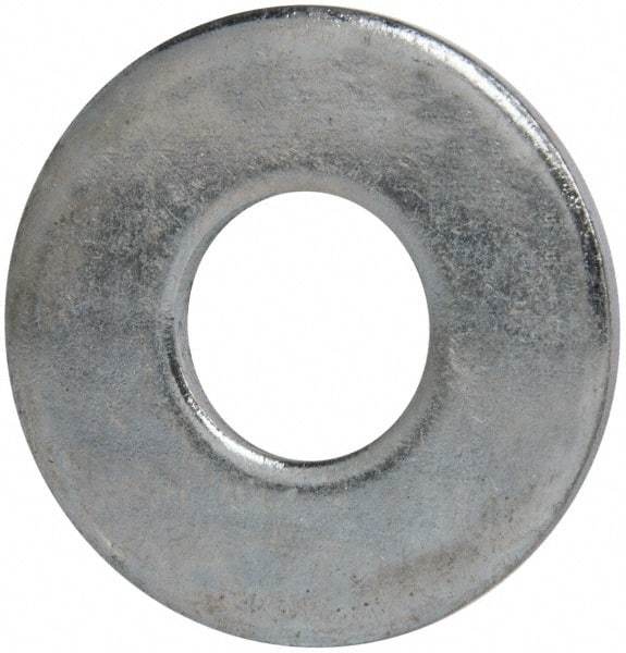 Value Collection - 7/8" Screw, Grade 2 Steel USS Flat Washer - 15/16" ID x 2-1/4" OD, 11/64" Thick, Zinc-Plated Finish - Caliber Tooling