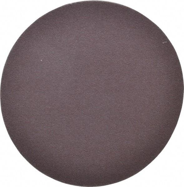 Norton - 5" Diam, 120 Grit Aluminum Oxide Adhesive PSA Disc - Medium Grade, Maroon, X Weighted Backing, Flexible - Caliber Tooling