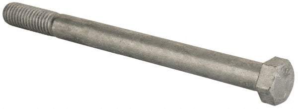 Value Collection - 7/16-14 Thread, 5-1/2" Length Under Head, Steel Hex Head Bolt - Hot Dipped Galvanized Coated, UNC Thread, ASTM A307, Grade 2 - Caliber Tooling