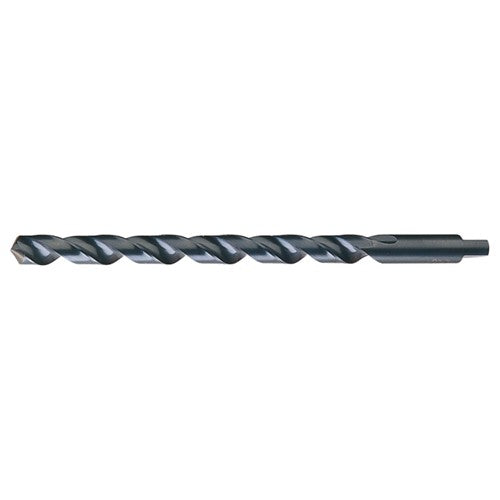 5/32 RHS / RHC HSS 118 Degree Notched Point Heavy Duty Long Flute Taper Length Drill - Steam Oxide