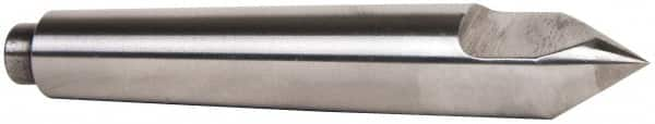 Riten - 3/4" Head Diam, Carbide-Tipped Steel Standard Point Half Dead Center - Jarno 6 Taper, 3/4" Point Diam, 1-1/8" Point Length, 4-1/2" OAL - Caliber Tooling