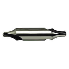 #2 × 47.2 mm OAL 60 Degree HSS Combined Drill and Countersink Plain Uncoated - Caliber Tooling