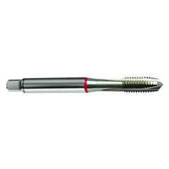 M5 x .80 3FL 6H Cobalt Spiral Point Plug Red Ring Tap-Bright FORM-B - Caliber Tooling