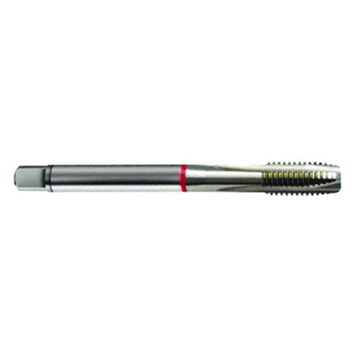 M6 × 1.0 3FL 6H Cobalt Spiral Point Plug Red Ring Tap-Bright FORM-B DIN 376 - Caliber Tooling