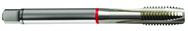 M3x0.35 6H 3-Flute Cobalt Red Ring Spiral Point Plug Tap-Bright - Caliber Tooling