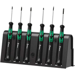 Wera - Screwdriver Sets Screwdriver Types Included: Phillips; Slotted; Microstix Number of Pieces: 6 - Caliber Tooling