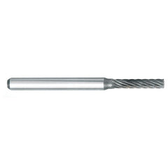 ‎SB-ECO - 1/8 x LOC × 1/8 Shank × 1-1/2 OAL Flat Carbide Medium Right Hand Spiral Burr - Caliber Tooling