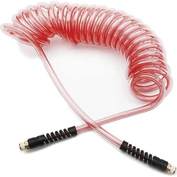 Parker - Coiled & Self-Storing Hose Inside Diameter (Inch): 1/4 Material: 95A Shore Durometer Polyurethane - Caliber Tooling