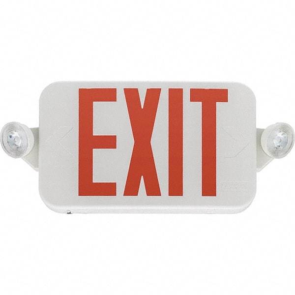 Lithonia Lighting - Combination Exit Signs Mounting Type: Ceiling Mount; End Mount; Wall Mount Number of Faces: 1 - Caliber Tooling