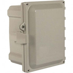 Wiegmann - NEMA 4X Polycarbonate Standard Enclosure with Continuous Hinge Cover - Caliber Tooling