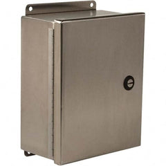 Wiegmann - NEMA 4 Stainless Steel Standard Enclosure with Continuous Hinge Cover - Caliber Tooling