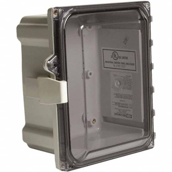 Wiegmann - NEMA 4X Polycarbonate Standard Enclosure with Continuous Hinge Cover - Caliber Tooling