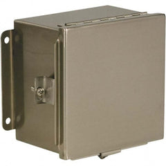 Wiegmann - NEMA 4X Stainless Steel Standard Enclosure with Continuous Hinge Cover - Caliber Tooling