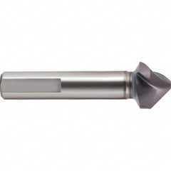 Guhring - 8.3mm Head Diam, 6mm Shank Diam, 3-Flute 90° Cobalt Countersink - Caliber Tooling