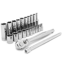 Crescent - Socket Sets Measurement Type: Metric Drive Size: 1/4 - Caliber Tooling