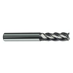 12mm Dia. - 83mm OAL - 4 FL Variable Helix Bright Carbide End Mill - Caliber Tooling