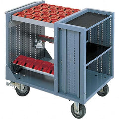 LISTA - CNC Storage Carts Style: CNC Tool Cart with Tool Carrier Taper Size: HSK 63A - Caliber Tooling