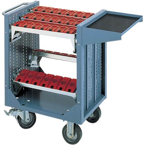 LISTA - CNC Storage Carts Style: CNC Tool Cart with Tool Carrier Taper Size: HSK100A - Caliber Tooling