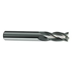 20mm Dia. x 104mm Overall Length 4-Flute Square End Solid Carbide SE End Mill-Round Shank-Center Cut-Uncoated - Caliber Tooling