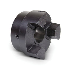 TB Wood's - Flexible Coupling; Type: Coupling Half ; Bore Diameter (Decimal Inch): 2.1875 ; Maximum Bore Diameter (Inch): 2.1875 ; Outside Diameter (Inch): 5 ; Overall Length (Inch): 2.19 ; Material: Cast Iron - Exact Industrial Supply