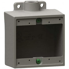 Hubbell Killark - Electrical Outlet Boxes & Switch Boxes Enclosure Type: Device Box Enclosure Shape: Square - Caliber Tooling