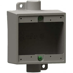 Hubbell Killark - Electrical Outlet Boxes & Switch Boxes Enclosure Type: Device Box Enclosure Shape: Square - Caliber Tooling