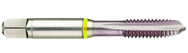 44028 2B 3-Flute Cobalt Yellow Ring Spiral Point Plug Tap-MolyGlide - Caliber Tooling