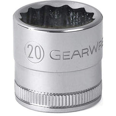 GEARWRENCH - Hand Sockets Drive Size (Inch): 1/2 Size (mm): 20.0 - Caliber Tooling