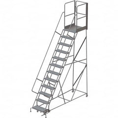 TRI-ARC - Rolling & Wall Mounted Ladders & Platforms Type: Rolling Warehouse Ladder Style: Rolling Platform Ladder - Caliber Tooling