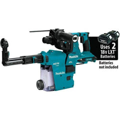 Makita - 36 Volt 1-1/8" SDS Plus Chuck Cordless Rotary Hammer - 5000 BPM, 0 to 980 RPM, Reversible - Caliber Tooling