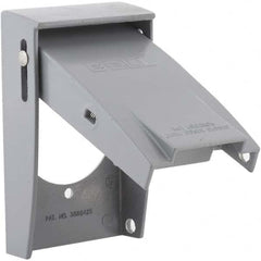 Hubbell-Raco - Weatherproof Box Covers Cover Shape: Rectangle Number of Holes in Outlet: 1 - Caliber Tooling