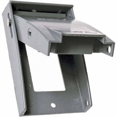 Hubbell-Raco - Weatherproof Box Covers Cover Shape: Rectangle Number of Holes in Outlet: 1 - Caliber Tooling