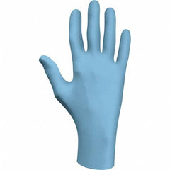 SHOWA - Size L, 2.5 mil, Industrial Grade, Powder Free Nitrile Disposable Gloves - Exact Industrial Supply