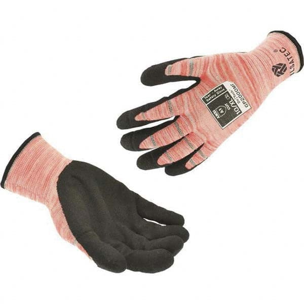 Tilsatec - Size 3XL (12), ANSI Cut Lvl A1, Puncture Lvl 2, Abrasion Lvl 4, Micro-Foam Nitrile Coated Cut & Puncture Resistant Gloves - Caliber Tooling