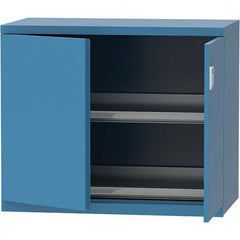 LISTA - 84 Compartment Bright Blue Steel Modular Storage Cabinet - Caliber Tooling