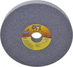 Norton - 8" Diam x 1-1/4" Hole x 1" Thick, H Hardness, 46 Grit Surface Grinding Wheel - Aluminum Oxide, Type 1, Coarse Grade, 3,105 Max RPM, Vitrified Bond, No Recess - Caliber Tooling