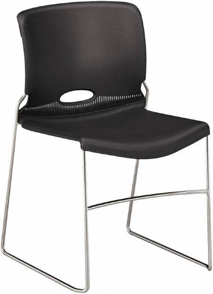 Hon - Polypropylene Lava Stacking Chair - Chrome Frame, 19 Inch Wide x 21 Inch Deep x 29 Inch High - Caliber Tooling