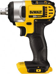 Cordless Impact Wrench: 20V, 1/2″ Drive, 0 to 2,700 BPM, 2,300 RPM 150 ft-lb, 20V MAX Battery Included, DCB101 Charger Not Included