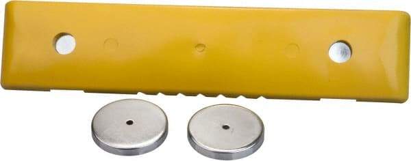 PRO-SAFE - 18" Long x 4" Wide x 1" High, Bumper - Yellow, Plastic - Caliber Tooling